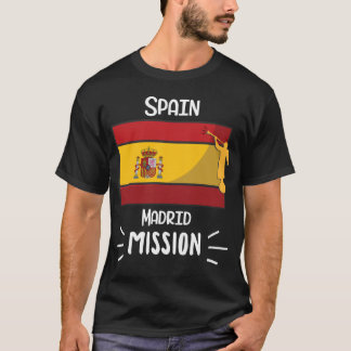 Spanien Madrid Mormon LDS Uppdrag missionär T Shirt