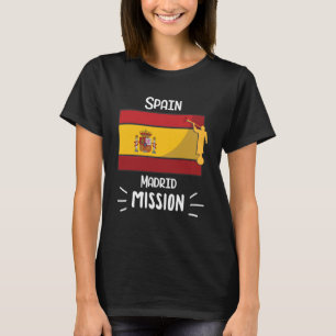 Spanien Madrid Mormon LDS Uppdrag missionär T Shirt