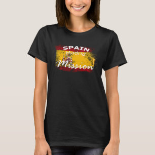 Spanien Madrid Mormon LDS Uppdrag missionär T Shirt