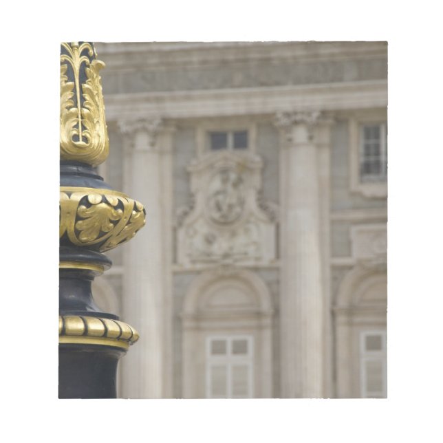 Spanien, Madrid. Royal Palace, glödlampa Anteckningsblock (Framsida)