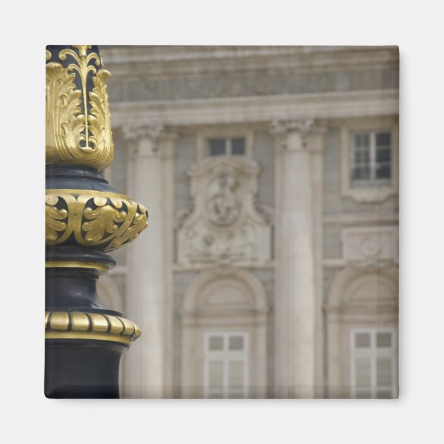 Spanien, Madrid. Royal Palace, glödlampa Magnet (Framsidan)
