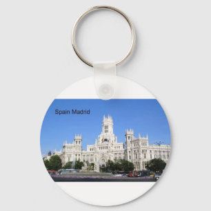 Spanien Madrid stadshus Plaza de Cibeles (St.K) Nyckelring
