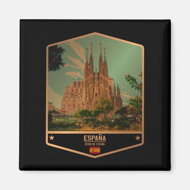 Spanien Magnet (Framsidan)