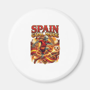 Spanien Mål Läge Skelett Anfallare Nationer Street Magnet
