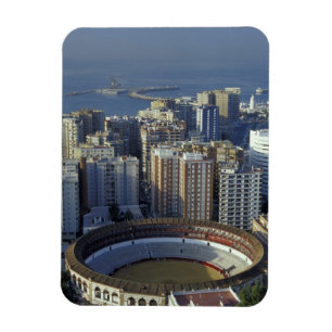 Spanien, Malaga, Andalusien Utsikt över Plaza de T Magnet