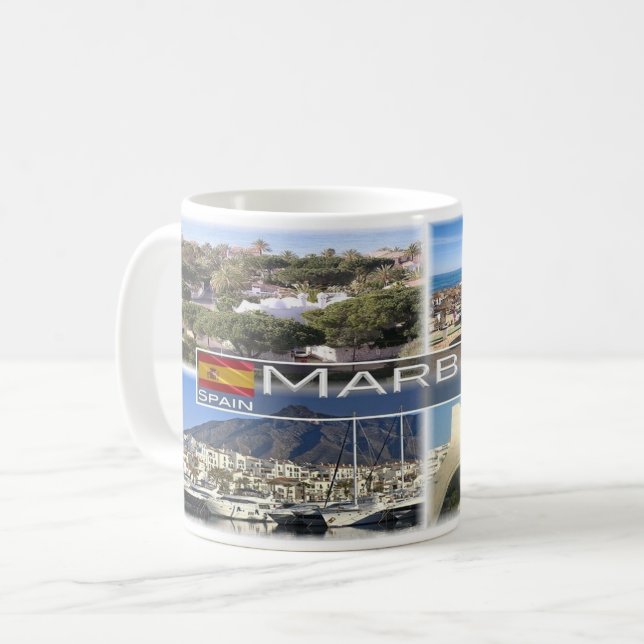 Spanien - Marbella - Kaffemugg (Framsida vänster)