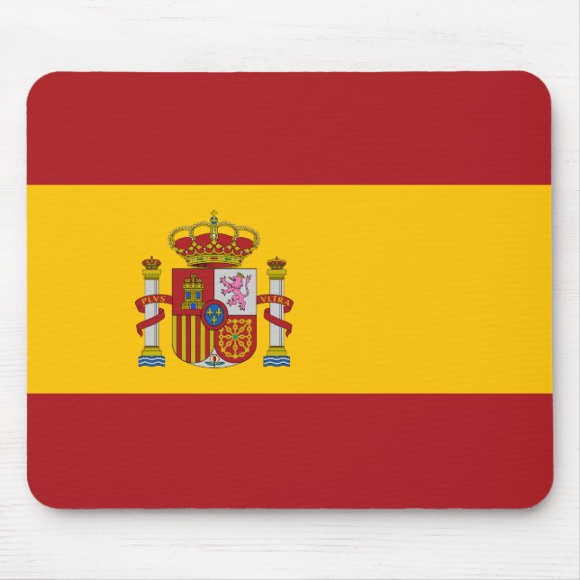 Spanien medborgareflagga Mousepad Musmatta (Framsidan)