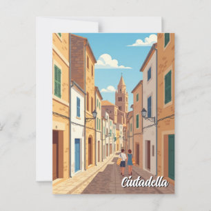 Spanien Menorca Ciutadella vykort
