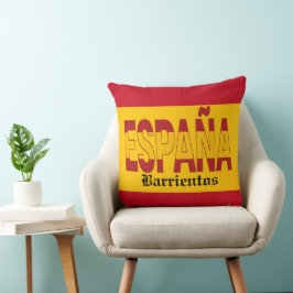 SPANIEN Monogram - SE TILLBAKA! Dekorativ kudde