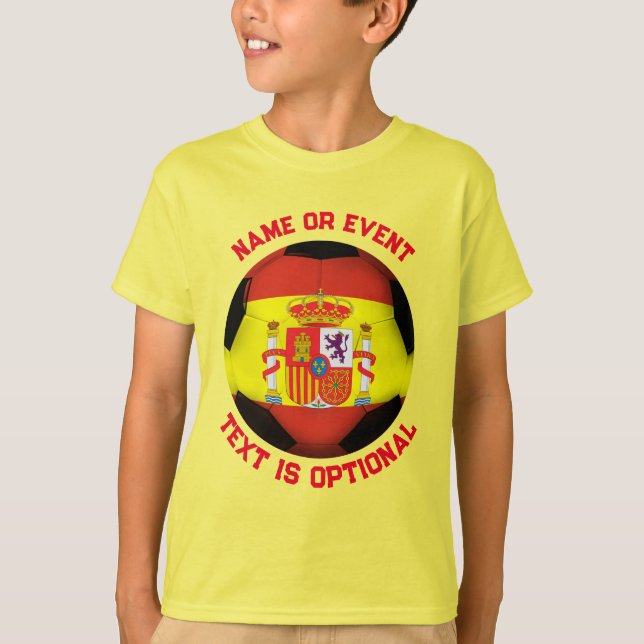 Spanien Ocer Ball T Shirt (Framsida)