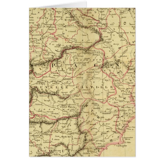 Spanien och Portugal 14 Hälsningskort (Framsidan)