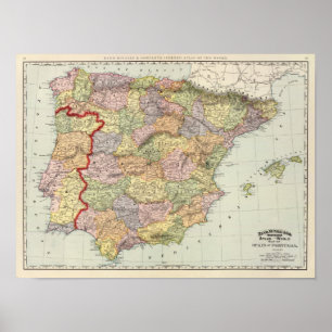Spanien och Portugal 14 Poster
