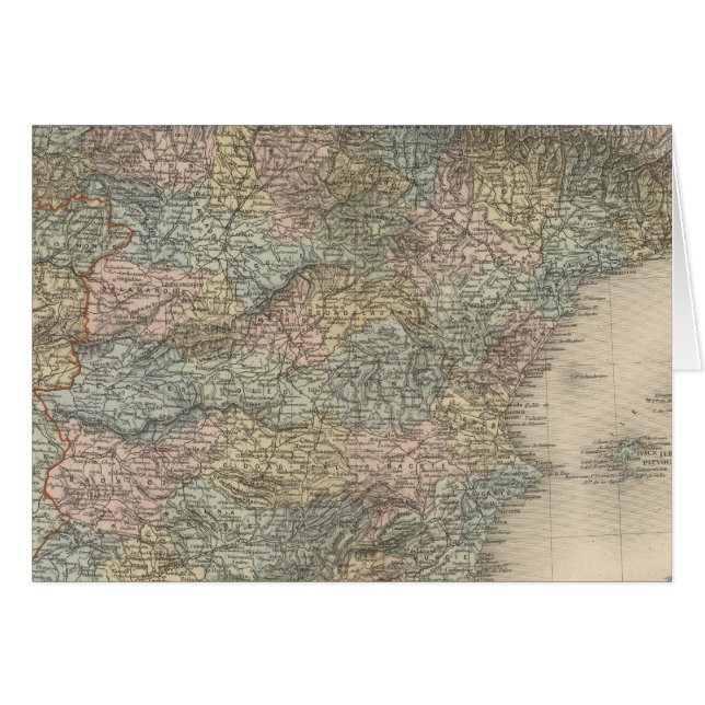 Spanien och Portugal 15 Hälsningskort (Framsidan Horizontal)