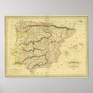 Spanien och Portugal 15 Poster