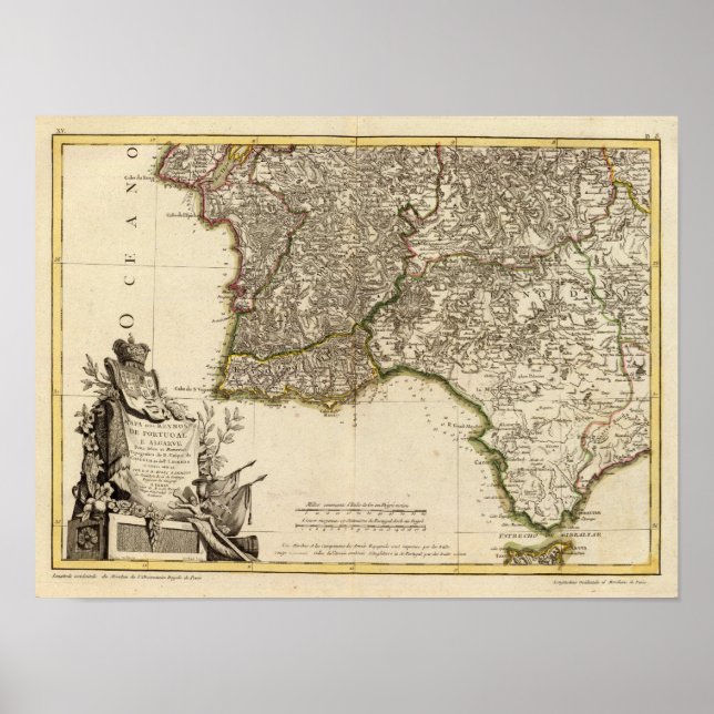 Spanien och Portugal 15 Poster (Framsidan)