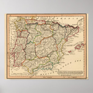 Spanien och Portugal 16 Poster