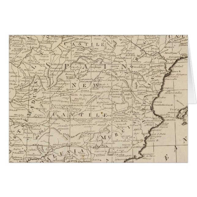 Spanien och Portugal 18 Hälsningskort (Framsidan Horizontal)