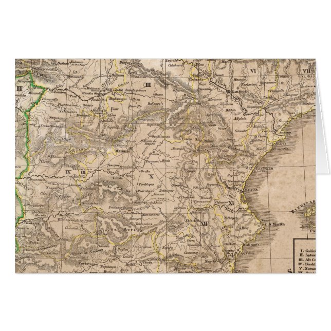 Spanien och Portugal 20 Hälsningskort (Framsidan Horizontal)