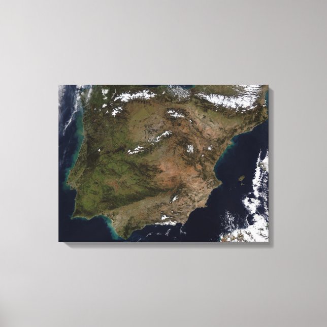 Spanien och Portugal 2 Canvastryck (Framsida)