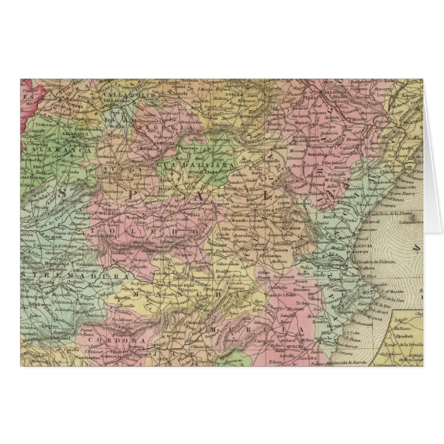 Spanien och Portugal 2 Hälsningskort (Framsidan Horizontal)