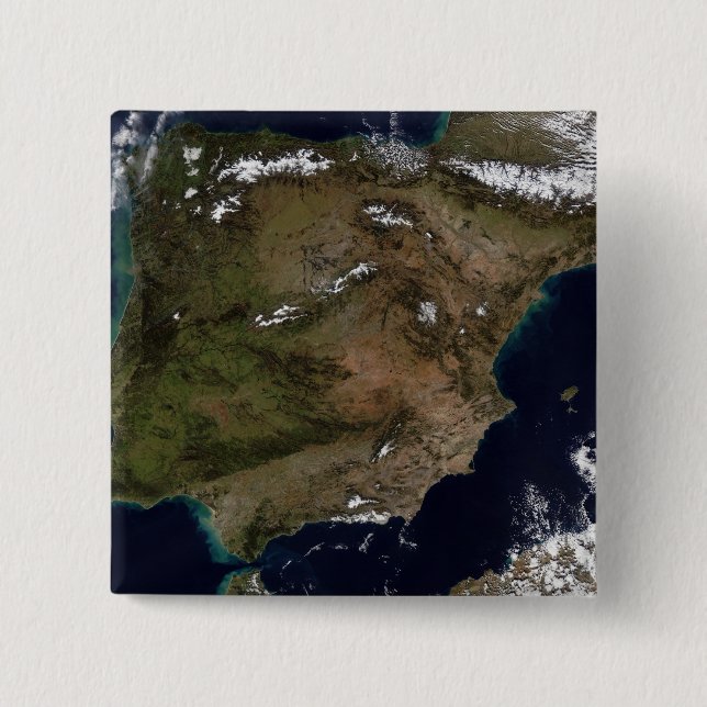 Spanien och Portugal 2 Knapp (Framsida)