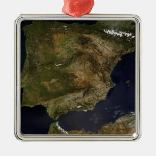 Spanien och Portugal 3 Julgransprydnad Metall