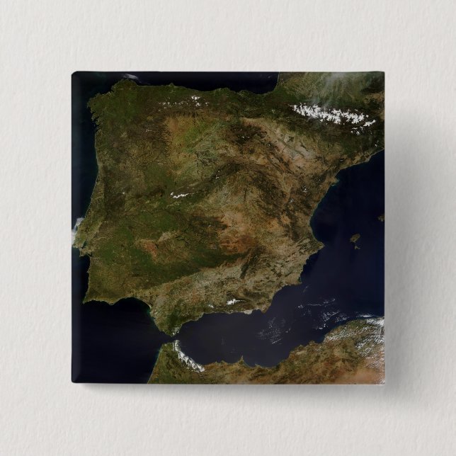 Spanien och Portugal 3 Knapp (Framsida)