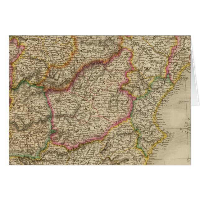 Spanien och Portugal 7 Hälsningskort (Framsidan Horizontal)