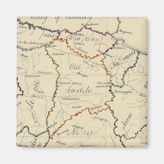 Spanien och Portugal 8 Magnet (Framsidan)