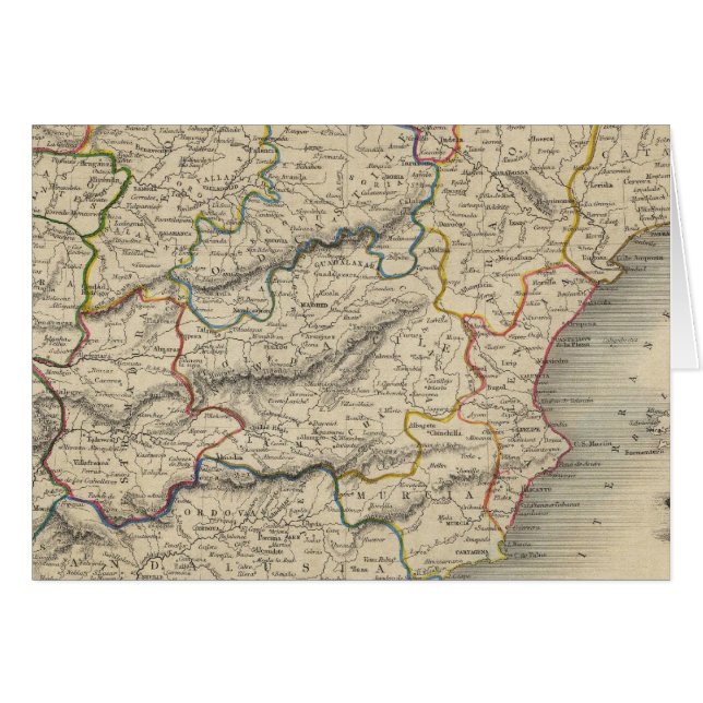 Spanien och Portugal 9 Hälsningskort (Framsidan Horizontal)