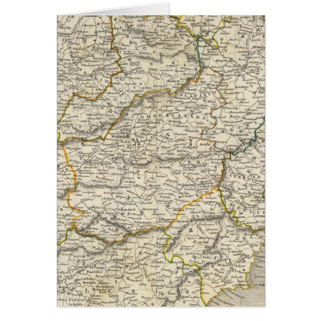 Spanien och Portugal 9 Hälsningskort (Framsidan)