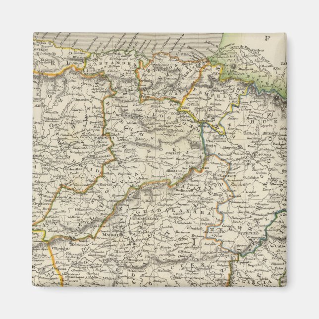 Spanien och Portugal 9 Magnet (Framsidan)