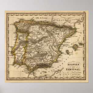 Spanien och Portugal 9 Poster