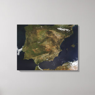 Spanien och Portugal Canvastryck