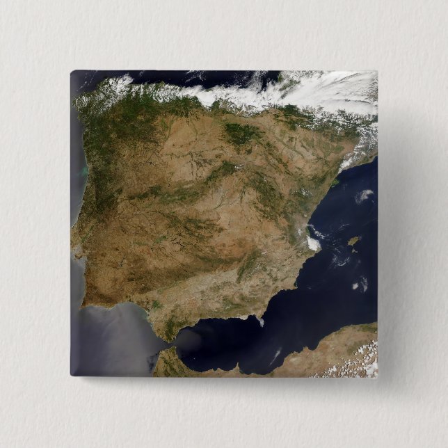 Spanien och Portugal Knapp (Framsida)