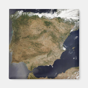 Spanien och Portugal Magnet
