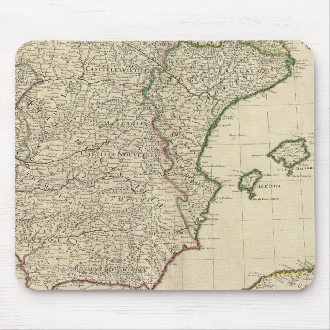 Spanien och Portugal Musmatta (Framsidan)