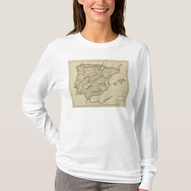 Spanien och Portugal Tee (Framsida)