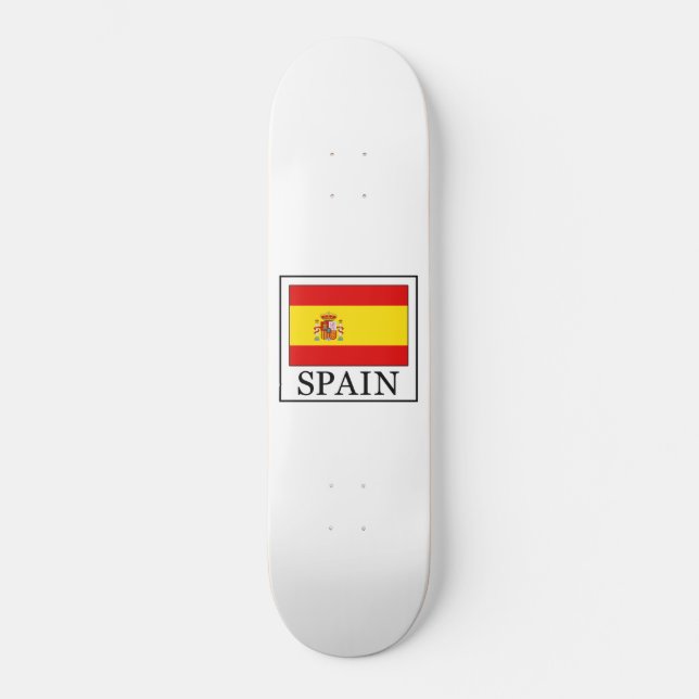 Spanien Old School Skateboard Bräda 21,6 Cm (Framsida)