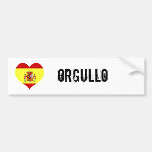 Spanien orgullo bildekal