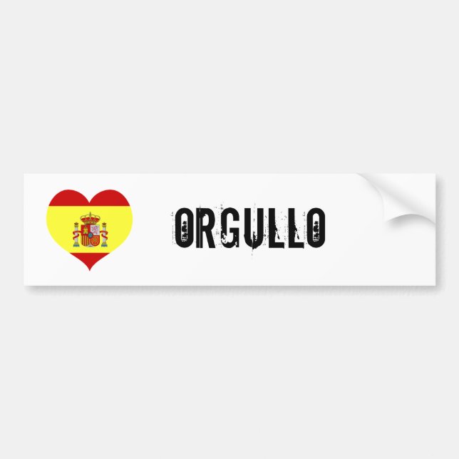 Spanien orgullo bildekal (Framsidan)