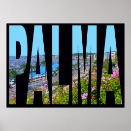 spanien palma de mallorca affisch