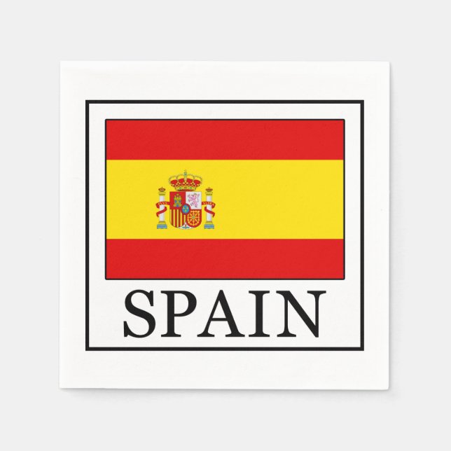 Spanien Pappersservett (Framsidan)