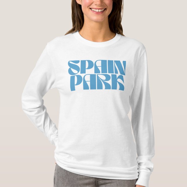 Spanien Park Jaguars Block Shirt Design T Shirt (Framsida)