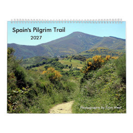 Spanien pilgrimsled: Leon till Santiago 2027 Kalender