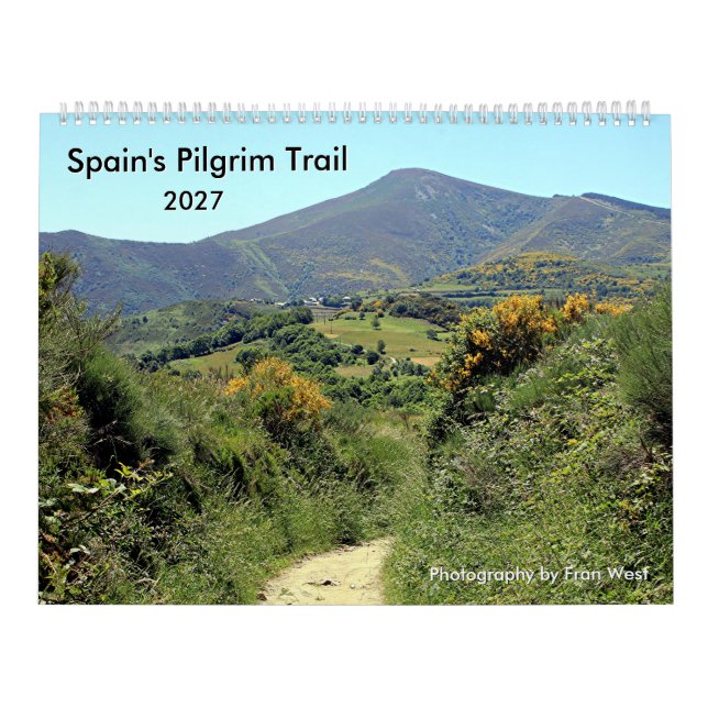 Spanien pilgrimsled: Leon till Santiago 2027 Kalender (Omslag)