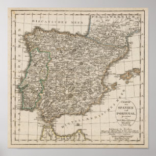 Spanien Portugal 6 Poster