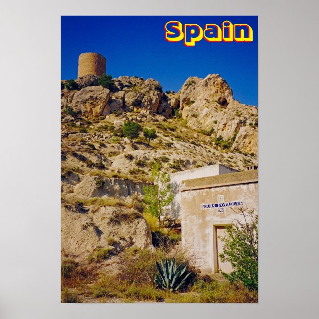 Spanien Poster (Framsidan)