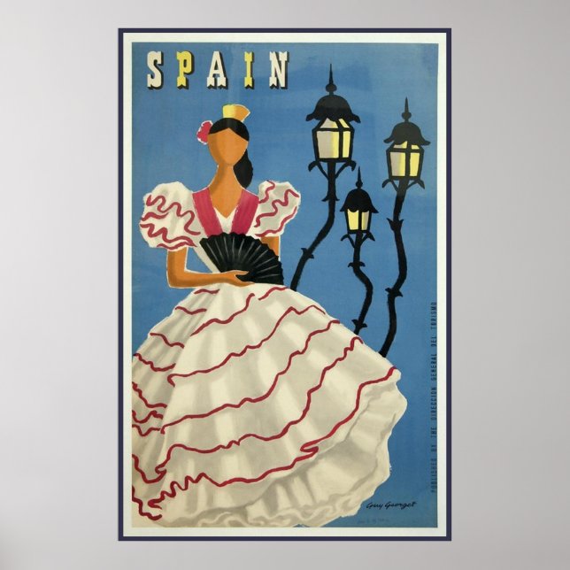 Spanien Poster (Framsidan)