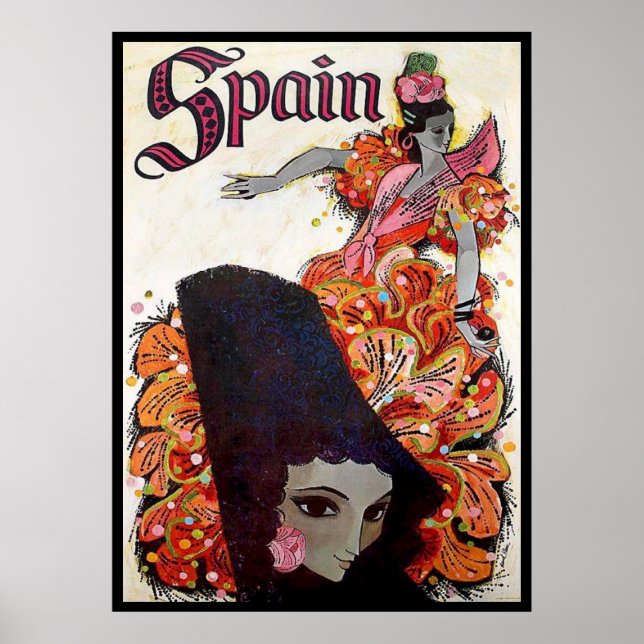 Spanien Poster (Framsidan)